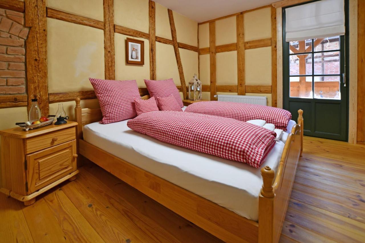 Naturhof-Papiermuehle 2 Bett-Zimmer Rosenrot Bollberg 외부 사진