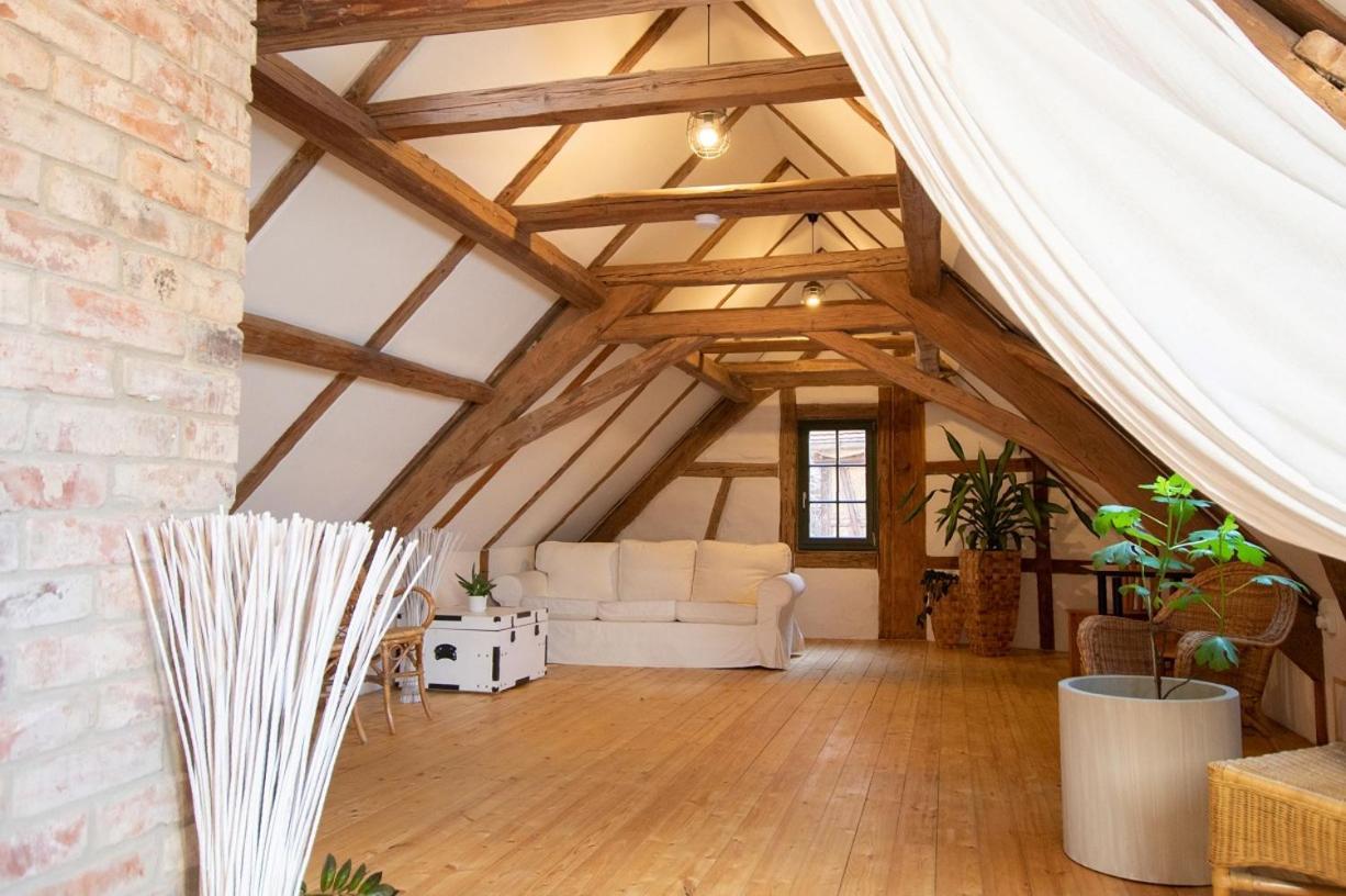 Naturhof-Papiermuehle 2 Bett-Zimmer Rosenrot Bollberg 외부 사진